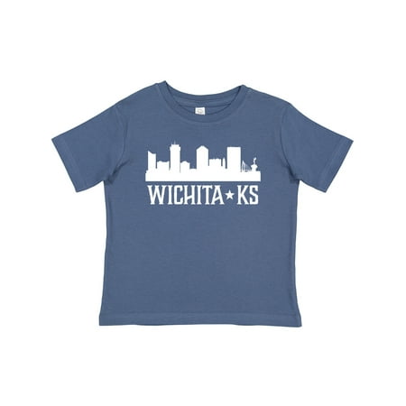 

Inktastic Wichita Kansas Skyline KS Cities Gift Baby Boy or Baby Girl T-Shirt
