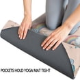 thumbnail image 3 of Light Pink Fairy Pattern Hot Yoga Mat Towel Non Slip for Hot Yoga - Quick-Drying Yoga Mat Cover with 4 Corner Pockets with Travel Bag - Hot Yoga Towel Non Slip Grip Moisture Wicking Sweat 70"x26", 3 of 6