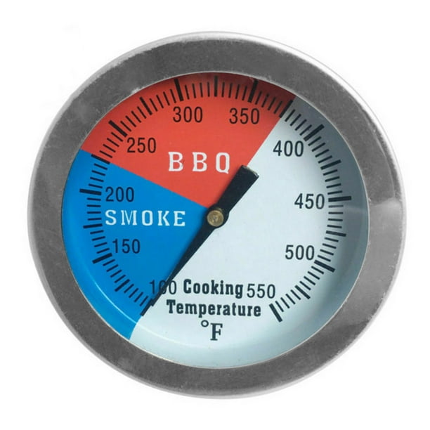 Andoer Temperature Gauge Barbecue BBQ Grill Smoker Pit Thermometer BBQ