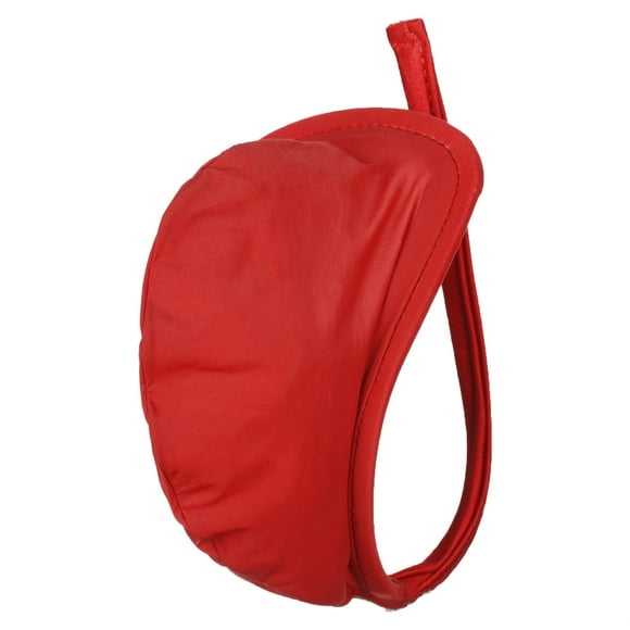 iixpin Mens Glossy Bulge Pouch C-strings Solid Color Underwear Hollow Out Briefs Lingeries Type A Red Type A