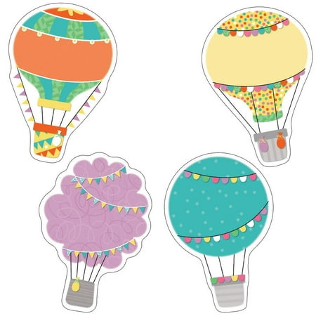 Up and Away Hot Air Balloons Cut-Outs (Other)