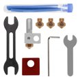 thumbnail image 1 of Kit de extremo caliente MK10 Cabezal extrusor Llaves de tubo de PTFE Boquillas de latón Cambio de herramientas para impresora 3D Inevent EL000112-00, 1 of 7