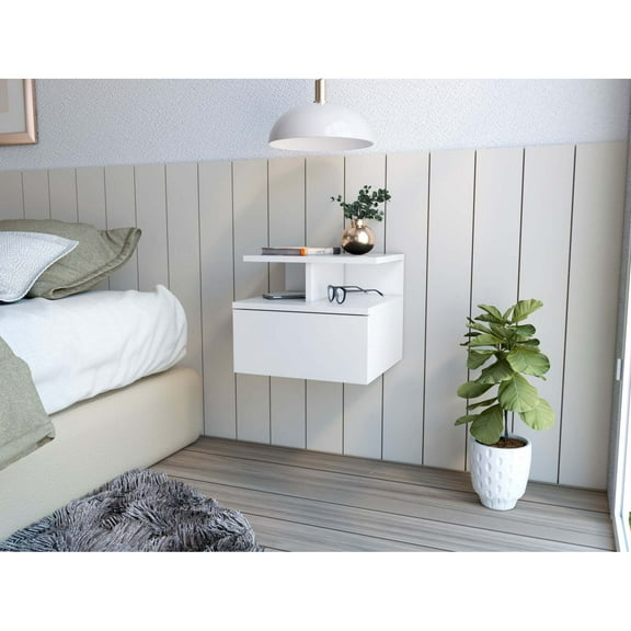 Treevol Furniture Floating Nightstand Flopini