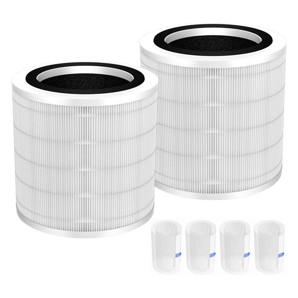 Paquete de 2 filtros purificadores de aire compatibles con GoveeLife H7126