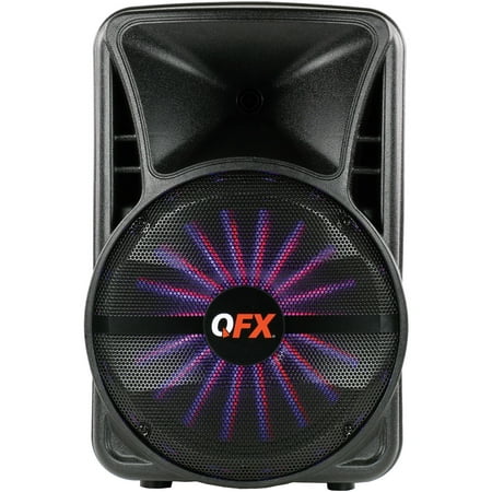 QFX PBX-12SM Rechargeable Party Speaker with App Control (12-Inch)