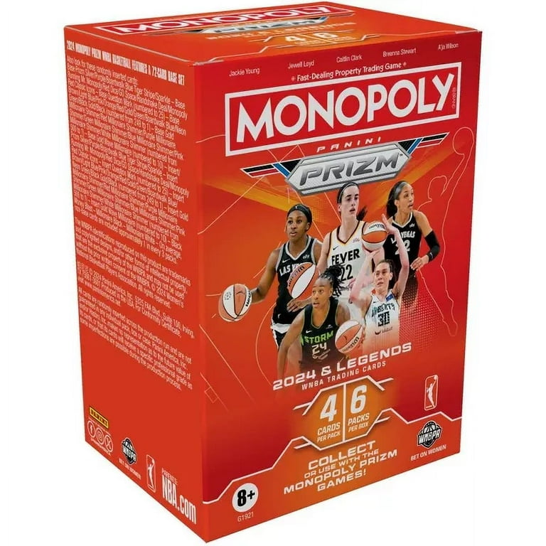 Monopoly Prizm WNBA Booster Box 2024, Caitlin Clark Rookie Card