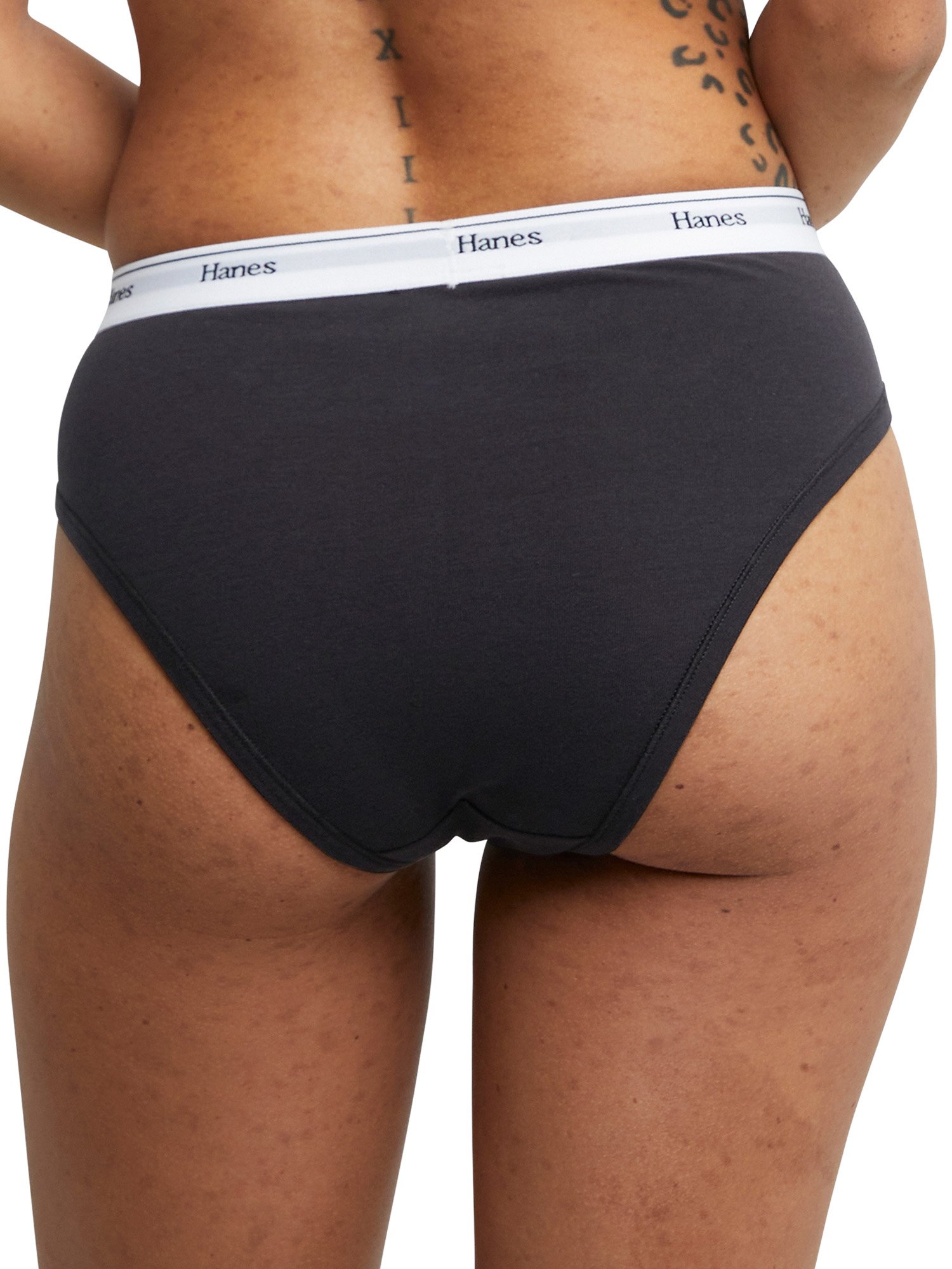Hanes Women's Hi-Cut Panties, 6-Pack Originals photo 4