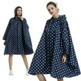 thumbnail image 3 of TELOLY Rain Coats for Women,Large Zippered Side Pocket Rain Ponchos,Womens Rain Coat, 3 of 4