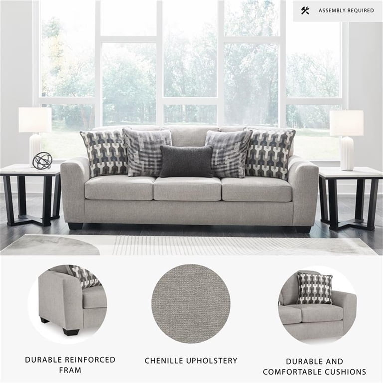 Signature Design by Ashley Avenal Park Flannel Sofa - Walmart.com