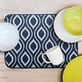 Hmlai Placemat Clearance! Blue and White Large Meal Mat Dry Material