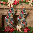 thumbnail image 6 of Bingfone Different Cats 1 Print Personalized Christmas Stocking - Snowman Design Large 18 inch,Family Holiday Season Decor, 6 of 8