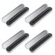 thumbnail image 4 of 4 PCS Cajas de lata de esponja portátil Cajas de lápiz Cajas de lápiz cuadradas (plata), 4 of 8