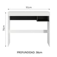 thumbnail image 3 of Escritorio Madesa Rubí con Tapa de madera y 1 nicho, 3 of 8
