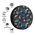 thumbnail image 3 of Bingfone Undersea Animals Spare Tire Cover Weatherproof Universal Wheel Protectors for RV Camper Travel Trailer SUV Truck-15 inch, 3 of 8