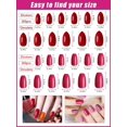 thumbnail image 2 of 1200 Pieces Short Coffin Press on Nails False Nails Glossy Oval Artificial False Nails Color Full Cover Artificial Nail Colorful Tips for Nail Art Salon (Mixed Color), 2 of 7