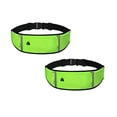 thumbnail image 1 of Wosthever Riñonera impermeable para correr, Jogging, paquete de cinturón, bolsa de noche reflectante, tarjeta de efectivo, almacenamiento para Mochilas de mochilero Verde, 1 of 6