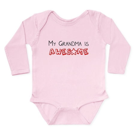 

CafePress - My Grandma Is Awesome Body Suit - Long Sleeve Infant Bodysuit