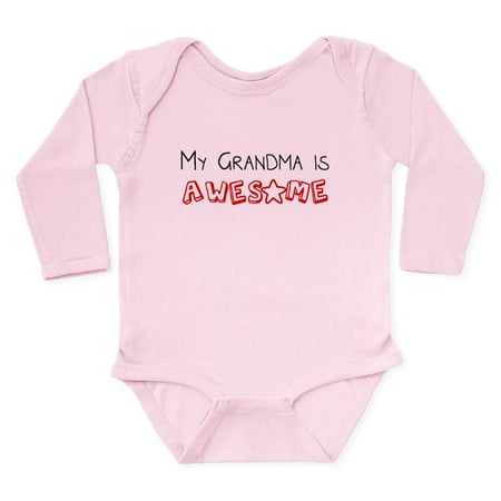 

CafePress - My Grandma Is Awesome Body Suit - Long Sleeve Infant Bodysuit