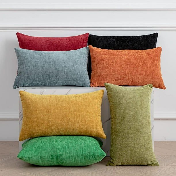 Lot De 2 Housse De Coussin Moderne Décoratif 30 X 50 Cm Housse