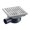 Sanding, variant on Shower Area Floor Drain with Side Outlet, 15 x 15 cm Square Cover, Steel Panel and ABS Body for Indoor Bathroom Use