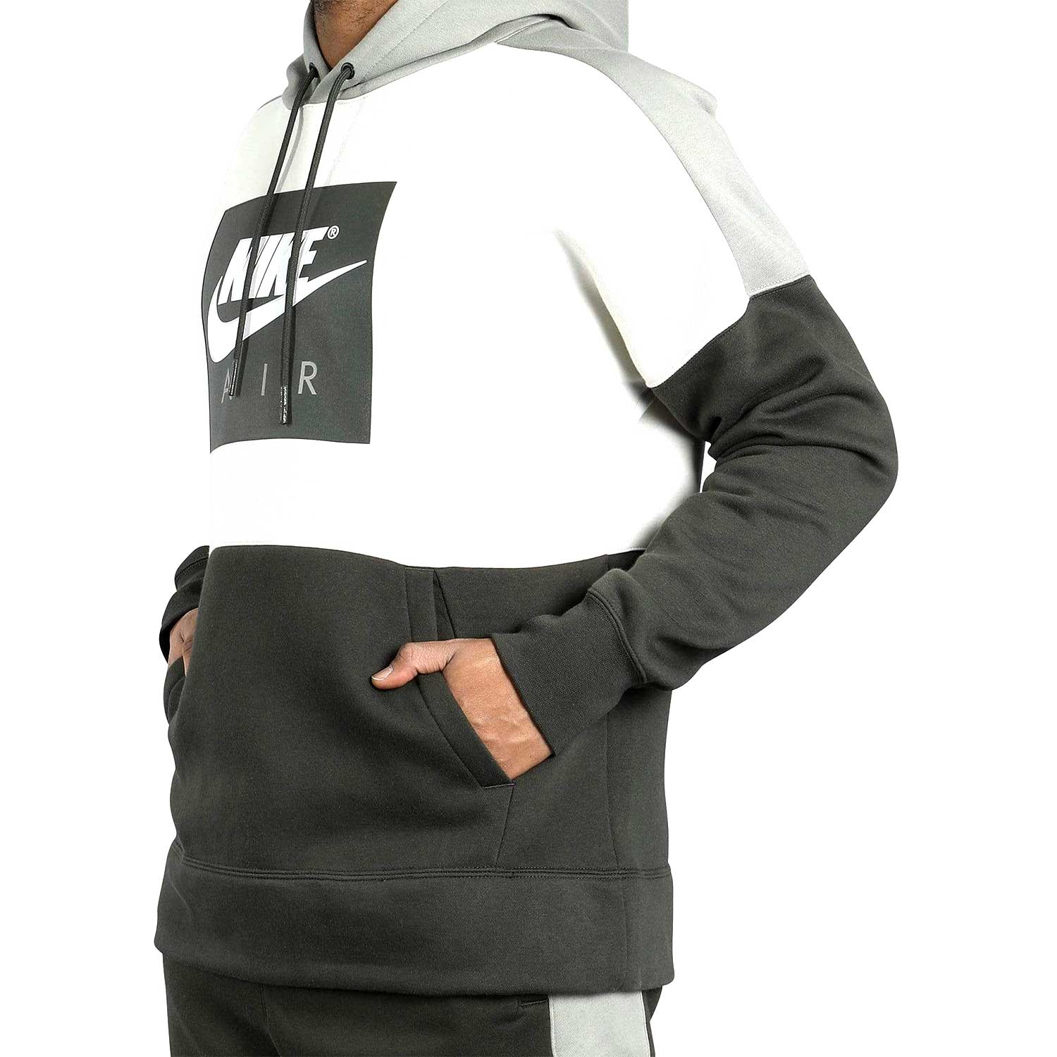 Nike NSW Air Men's Pullover Hoodie Dark Stucco-Sequoia 886046-072 -  Walmart.com
