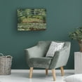 thumbnail image 5 of Trademark Fine Art Claude Monet The Japanese Footbridge 1899 Canvas Wall Art - 24x32, 5 of 5