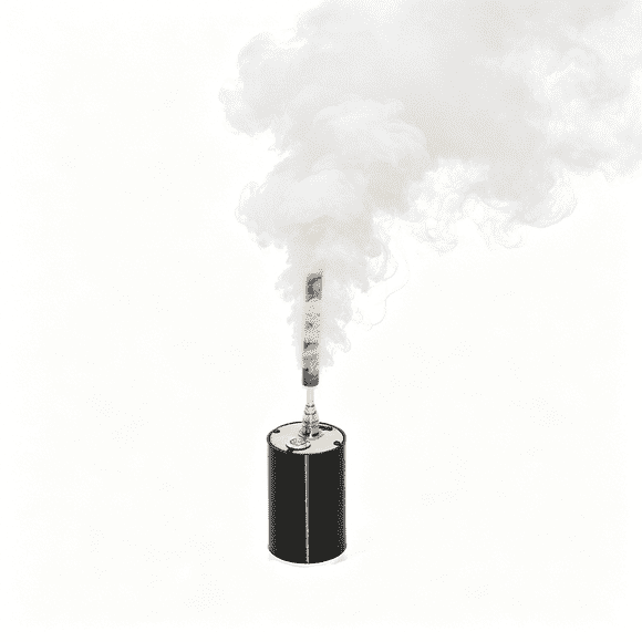 Portable Mini Fog Machine for Photography, Handheld Fogger with Remote Control, 0s Warm-up Battery Powered Smoke Machine for Video Shooting, Wedding & Events (Vegetable Glycerin Based)