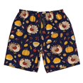thumbnail image 5 of Goofa Turkey And Autumn Printed Mens Swim Trunks Summer Quick Dry Short Beach Swimwear Bathing Suits-Medium, 5 of 9
