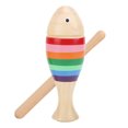 thumbnail image 1 of Percussion Instrument, Clear Partial Lines Different Color Areas Wooden Percussion Instrument  for a  Musical Gift, 1 of 7