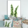 thumbnail image 2 of Designart 'Fern Plant Leaves Detail V' Tropical Framed Canvas Wall Art Print, 2 of 5
