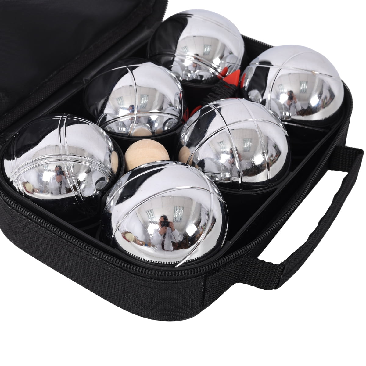 Boules Set Large Action Game, Outdoor, Beach, Lawn Backyard Family Party Games for Adults