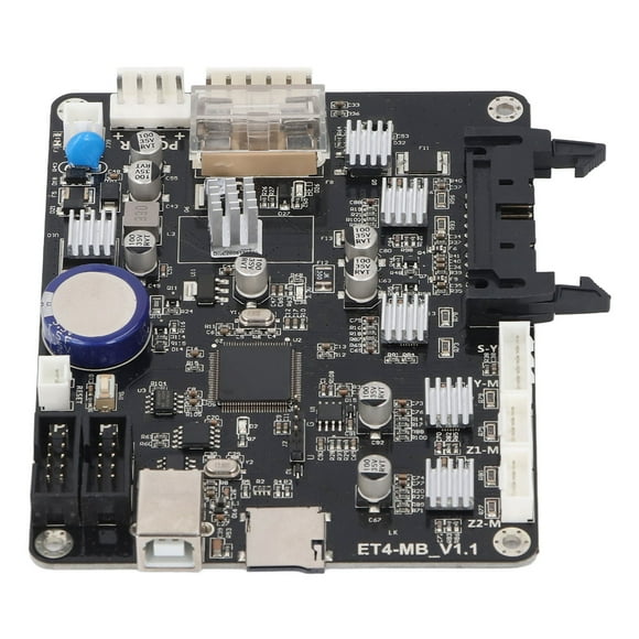 3D Printer Motherboard, 100K Thermistor Sensor Stepper Motor Drive Printer Control Mainboard Fast Heat Dissipation 8-35V for Anet ET5