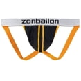 thumbnail image 2 of Men's Nylon Stretch Comfortable Thong Underwear, Orange, 1-Pack, M, 2 of 6