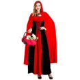 thumbnail image 4 of Women Halloween Cosplay Red Riding Hood Cape Fancy Dress Party Costume, 4 of 6