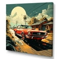 thumbnail image 2 of Designart "Vintage Mustang Muscle Car" Cars American Muscle Canvas Wall Art, 2 of 7