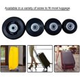 thumbnail image 5 of 4 Pcs Roues de Remplacement pour Valise Roues de Valise Remplacement Universel Roues de Valise Essieu et Roulettes Roulettes de Remplacement Réparation p, 5 of 5