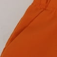 thumbnail image 6 of FAIWAD Women's Lantern Pants Drawstring Cinch Bottom Trousers Cropped Wide Leg Elastic Waist Pants with Pocket (X-Large, Orange), 6 of 7