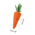 thumbnail image 5 of ROCKROK Grass Treat Grass 5Pieces Chew Toy Carrot Shape for Rabbit Teething, 5 of 11