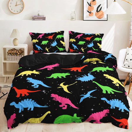 Hosima 3 Piece 3D Digital Printed Duvet Cover Full Size Bedroom Decorative Bedding Set,DEL27-King