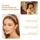 thumbnail image 2 of KAKOWELY 4 diademas de perlas para novia, accesorios para el cabello de boda para mujeres y niñas., 2 of 5