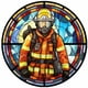 thumbnail image 1 of 5D DIY Signo Bombero Kit 40x40cm, 1 of 9