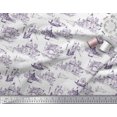 thumbnail image 2 of Soimoi Satin Silk Fabric Yacht & Architecture Structure Architectural Print Fabric by Yard 42 Inch Wide, 2 of 3