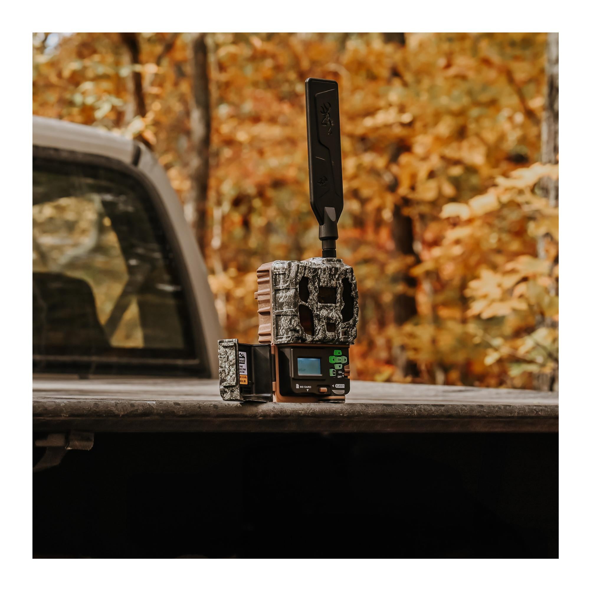 Browning Trail Cameras - Defender Wireless Pro Scout Max HD AI 46MP Trail Camera Bundle with 32GB Memory Card and Card Reader (3 Items)