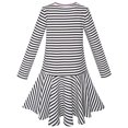 thumbnail image 3 of Girls Dress Stripe Long Sleeve Parrot School Uniform Jumper 8 Years, 3 of 8
