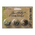 thumbnail image 1 of Tim Holtz Idea-ology Mini Paper Clips, Antique Gold & Pewter & Copper, 48 Count, 1 of 2