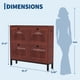 thumbnail image 4 of Yeshouse Zapatero de 4 cajones abatibles con estantes ajustables, organizador de zapatos oculto de gran capacidad, zapatero de madera independiente para entrada, pasillo y sala de estar, 4 of 9