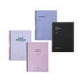 thumbnail image 3 of Set de 4 Libretas Spring Note AGBOX Pasta Dura Negro, Azul, Rosa y Blanco 80 hojas, 3 of 5