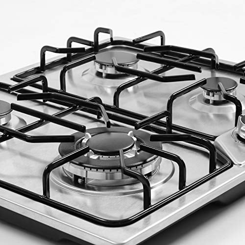 OASD 22″x20″ Built in Gas Cooktop 4 Burners Stainless Steel Stove W/NG/LPG Conversion Kit Thermocouple Protection 