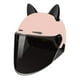 thumbnail image 5 of Casco de motocicleta con visera ajustable, ligero y extraíble. Negro y rosa, 5 of 9