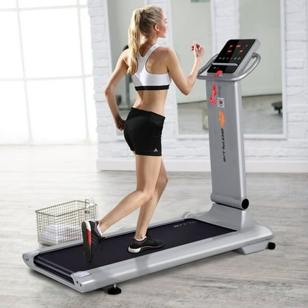 Goplus 1.5HP LED Compact Folding Treadmill Exercise Fitness Running Machine w/ USB MP3 3